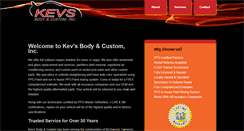 Desktop Screenshot of kevsbodyandcustom.com