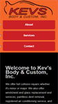 Mobile Screenshot of kevsbodyandcustom.com